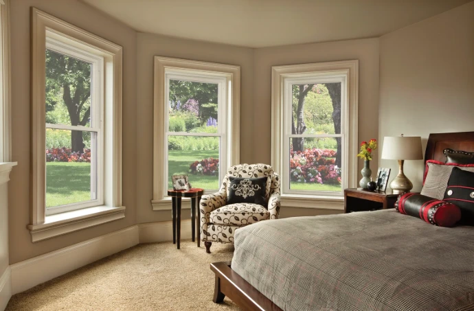 Alpine Montrose double-hung windows in White